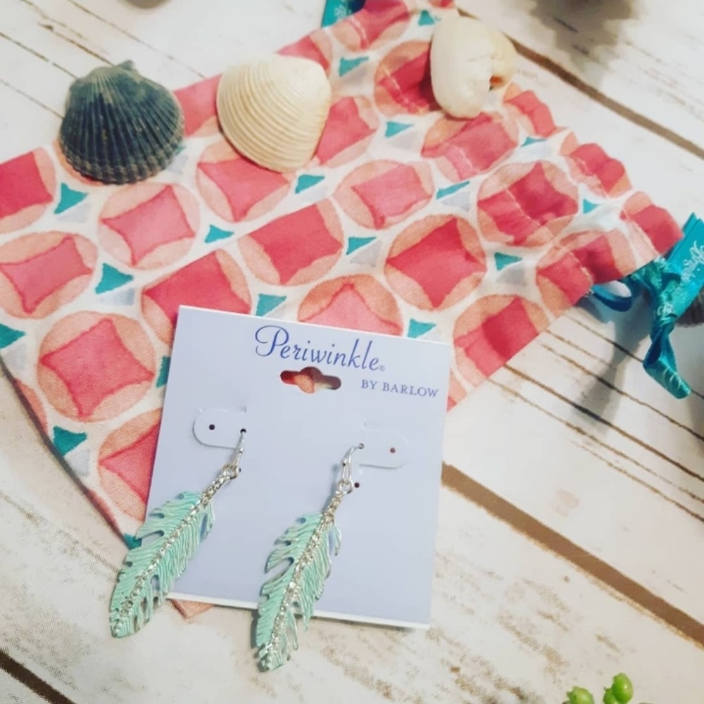 Brighton Zinc Alloy Feather Earrings
